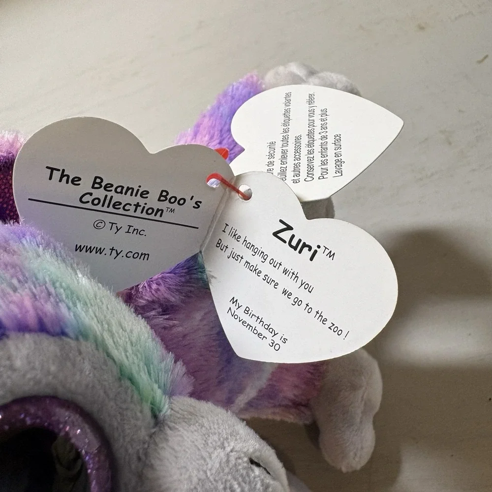Ty Beanie Boos Zuri The Monkey Retired 2018 6
